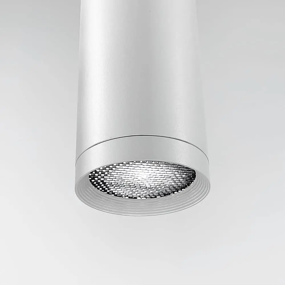 Точковий підвісний світильник у білому корпусі 28х8 см потужністю 30W | Арт. LPR 30W WT | Line F - фото 3