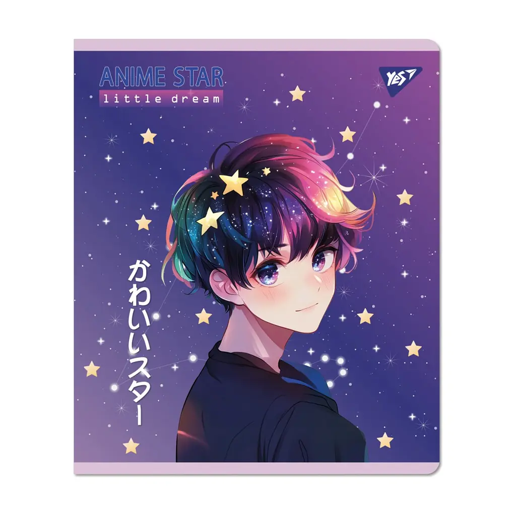 Зошит Yes Anime star 18 аркушів лінія (767525), в асортименті - фото 2
