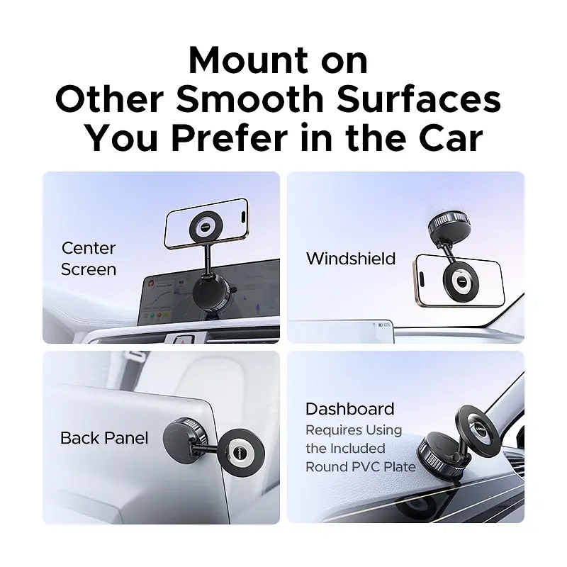 Автотримач для телефона UGREEN LP970 Suction Cup Magnetic Phone Mount (UGR-75666) - фото 7