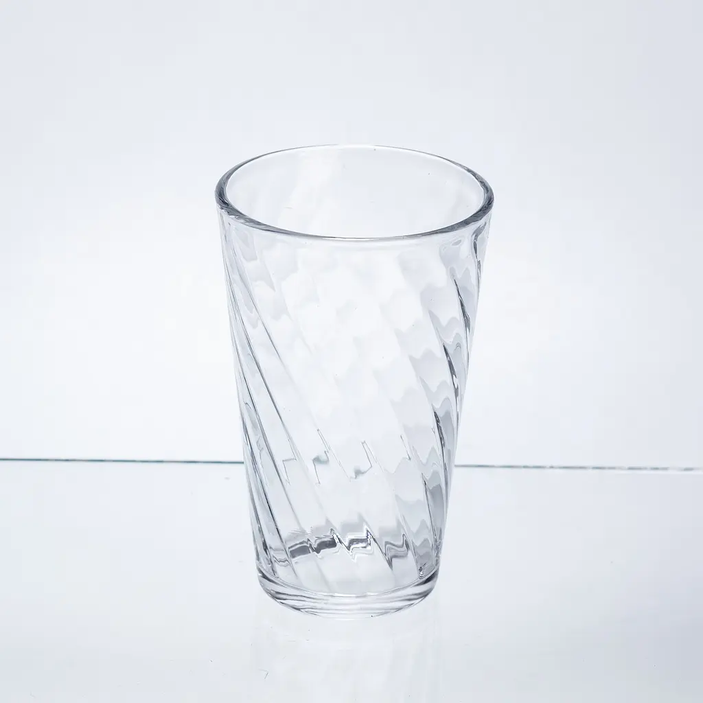 Набір склянок для напоїв Yiwu Crystal Spiral 3 штуки по 470 мл для лимонадів соку води коктейлів склянки скляні для напоїв HP-17-21 - фото 3