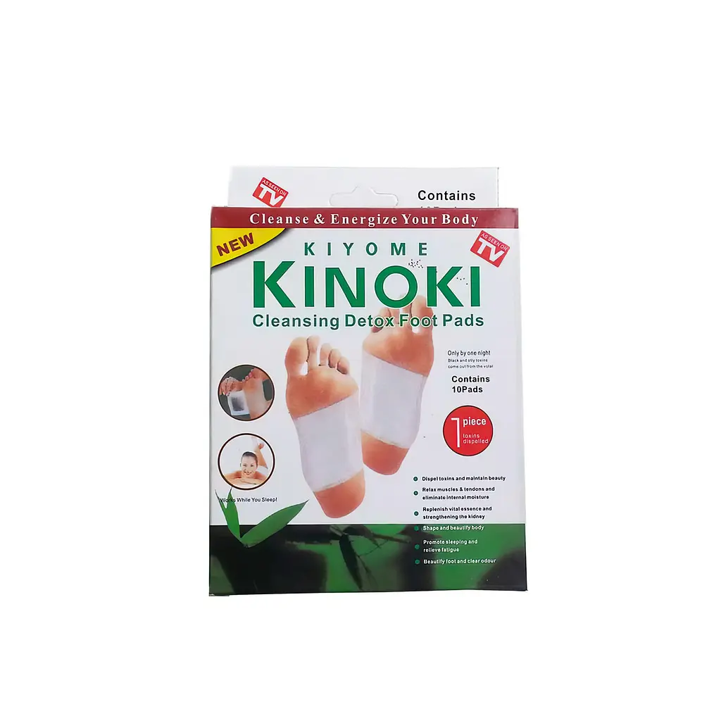 Пластыри Kinoki, детокс-пластыри для выведения токсинов, 20 штук (2 упаковки по 10 шт) - фото 2