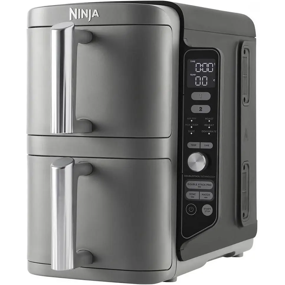 Мультипечь (аэрофритюрница) Ninja Double Stack XL 2-Level Air Fryer 9.5 л (SL400EU) - фото 3
