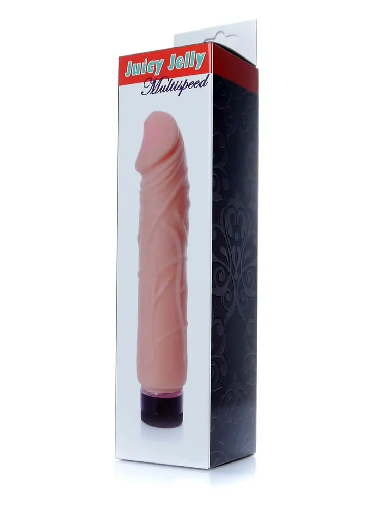 Вібратор Juicy Jelly Multispeed Flesh - фото 8