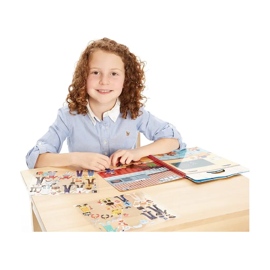 Набір для творчості Melissa & Doug Об'ємні багаторазові наліпки Професії (MD9426) - фото 5