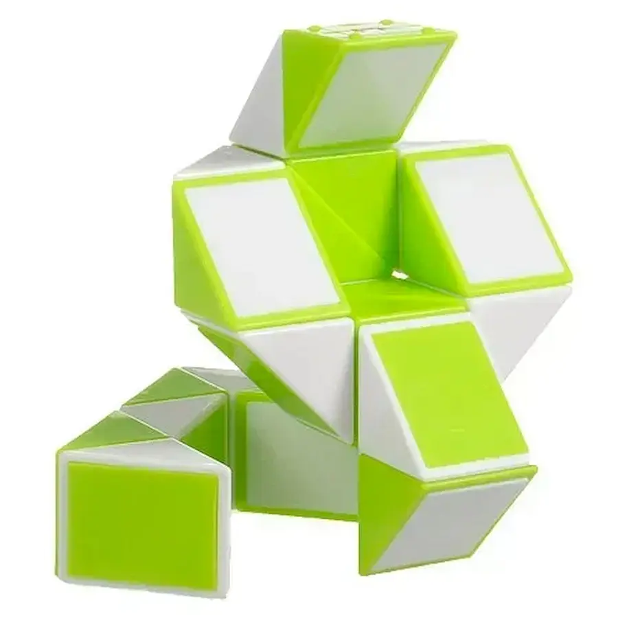 Пластикова головоломка Змійка Рубіка Smart Cube GREEN SCT404 зелена - фото 5
