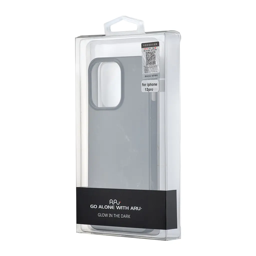 Чохол Lum Neon (світяться у темряві) iPhone 13 Pro Marble Black - фото 2