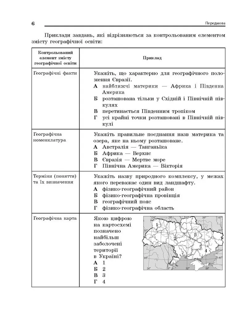 Повний курс географії в тестах - Галина Довгань - фото 3
