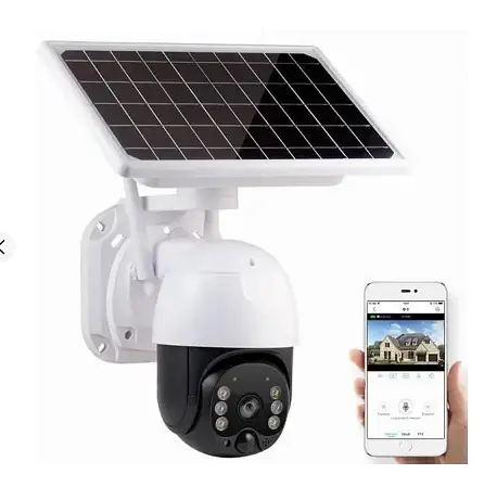 Камера видеонаблюдения уличная XPRO 4G Solar Camera ICSEE 3MP FHD содержит шесть батарей 18650 12 с солнечной панелью черная (MER-15336_5214) - фото 3