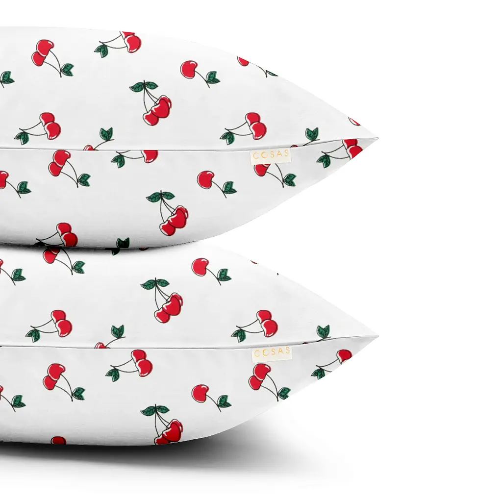 Комплект постільної білизни Cosas полуторний без простирадла CHERRY 160 x 220 см (CherryBerry_160_2) - фото 2
