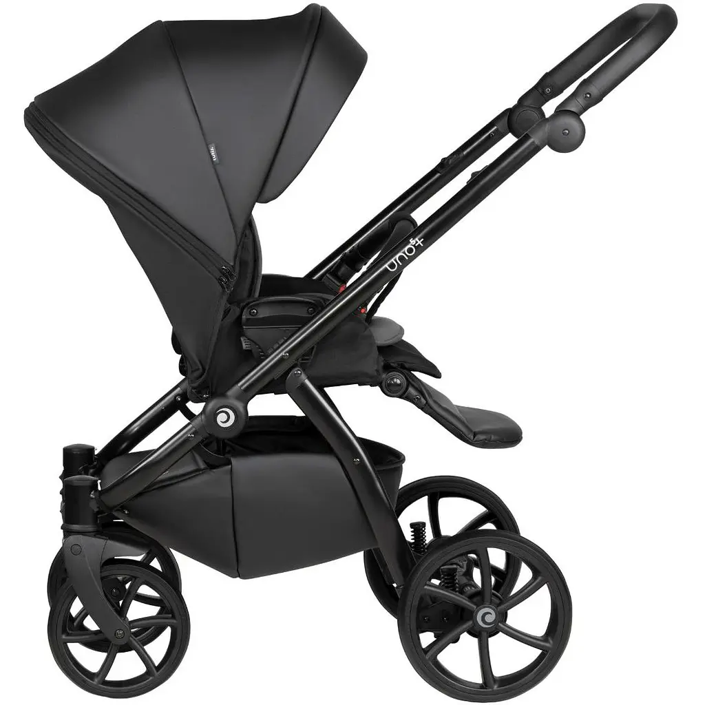 Коляска універсальна Tutis Uno5+ Leather collection jet black (1402699) - фото 7