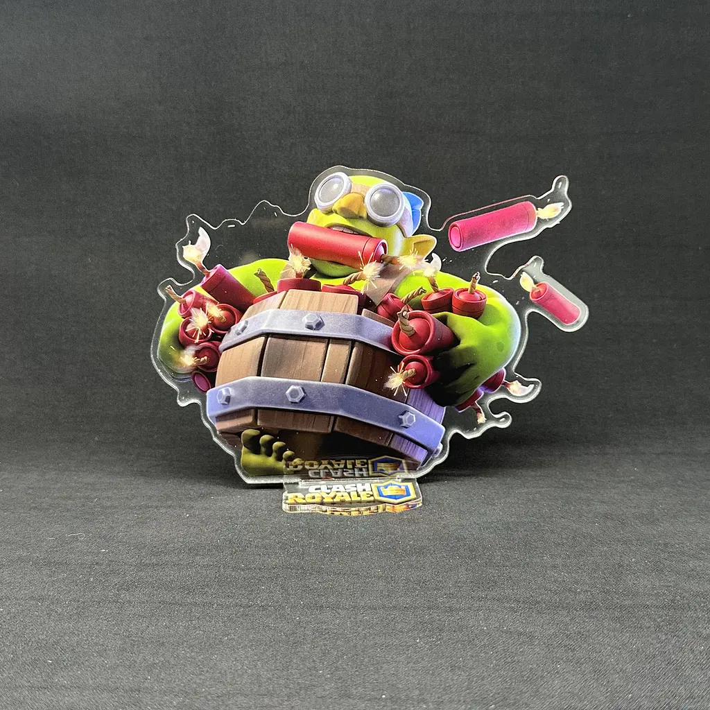 Акрилова колекційна фігурка Clash of Clans, Clash Royale Гоблін-підривник (Goblin Demolisher) 15 см