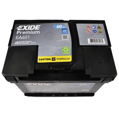 Акумулятор автомобільний EXIDE PREMIUM 60A (EA601) - фото 8