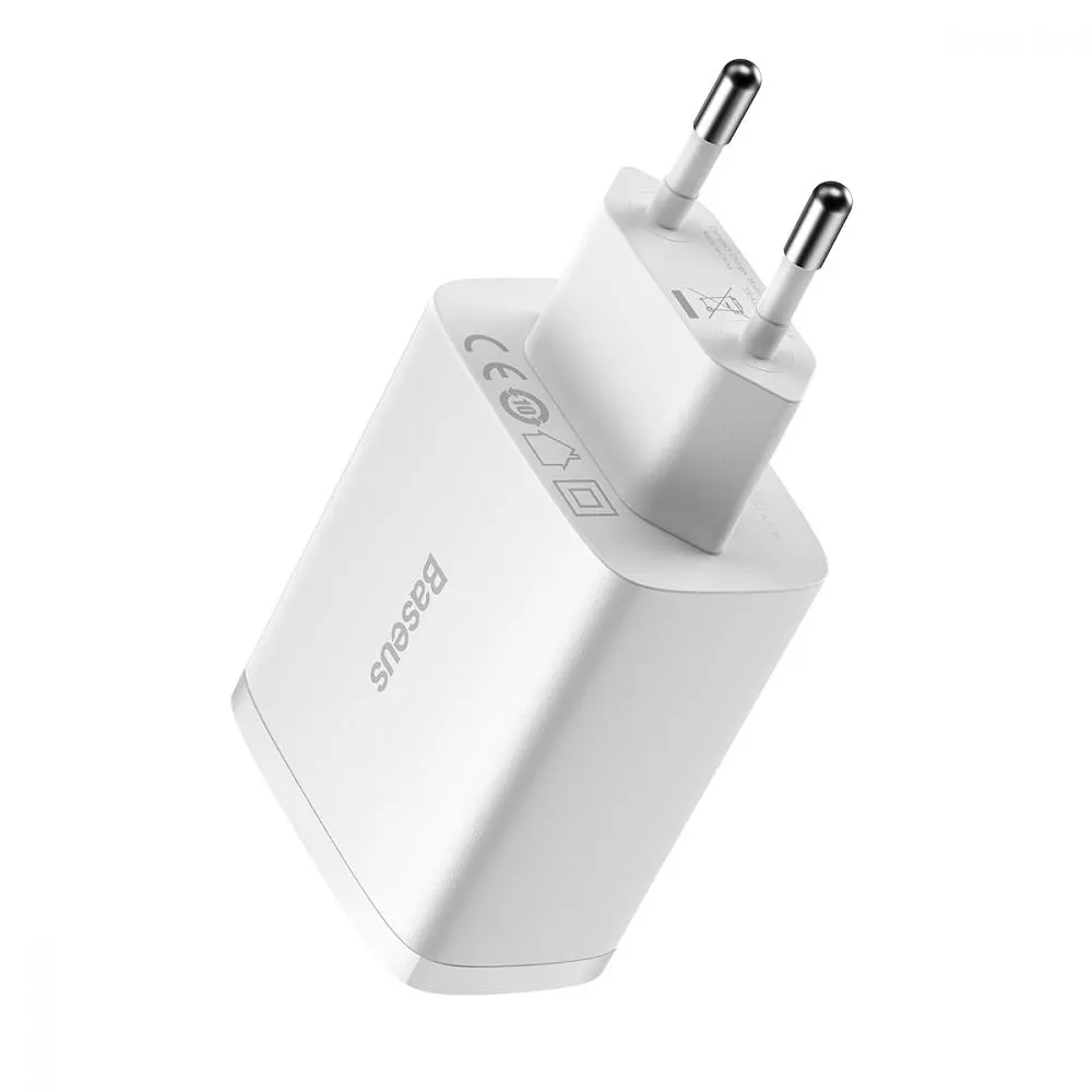 Мережевий зарядний пристрій Baseus Compact Charger 3U 17W 3USB White (CCXJ020102) [74464] - фото 5