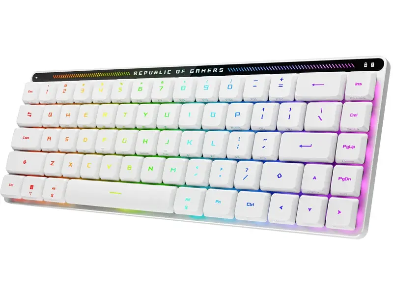 Клавіатура Asus ROG Falchion RX Low Profile Red (90MP03EC-BKMA10) - фото 5