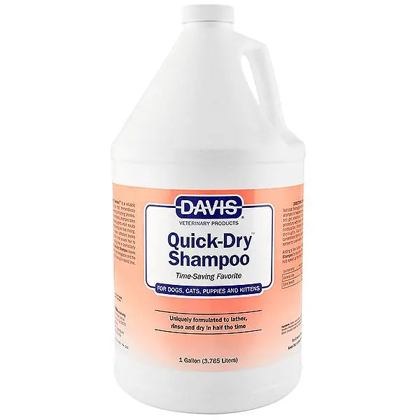 Шампунь Davis Quick-Dry Shampoo ДЕВІС для швидкої сушки собак і котів (концентрат) 3.8 л (QDSG)