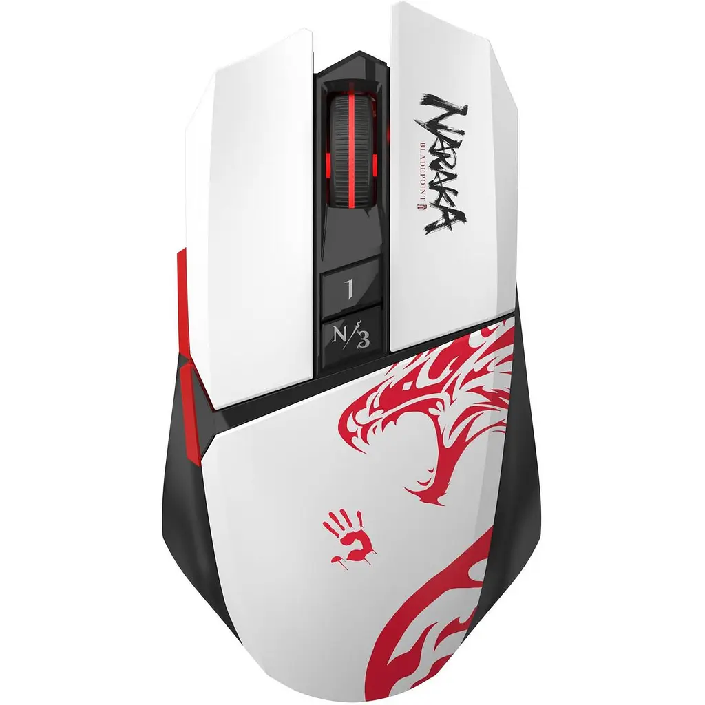 Миша бездротова A4Tech Bloody R36 Ultra Naraka Білий - фото 2
