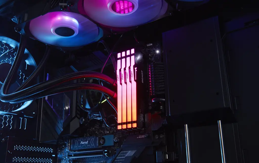Kingston Пам'ять ПК DDR5 16GB 5600 FURY Beast RGB - фото 4