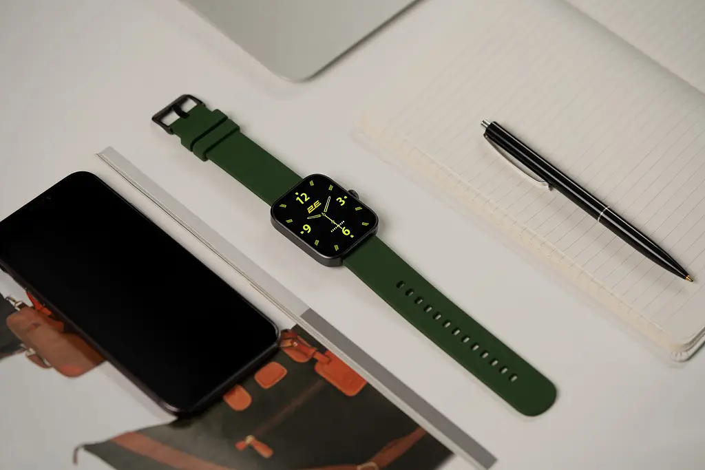 Смарт-годинник 46 mm 2E Alpha SQ Music Edition Black-Green - фото 4