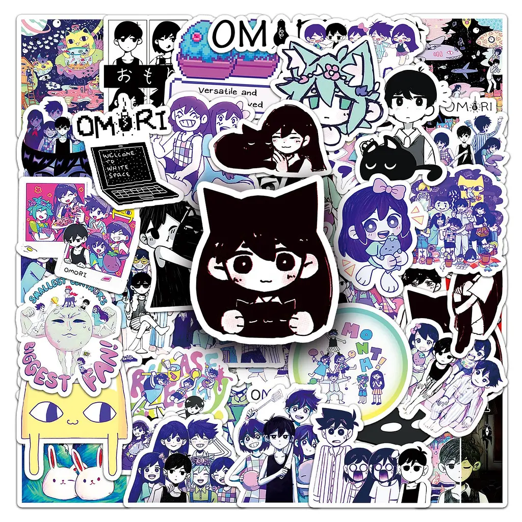 Стікерпак Оморі Набір наклейок GeekLand Omori 50 штук - фото 2