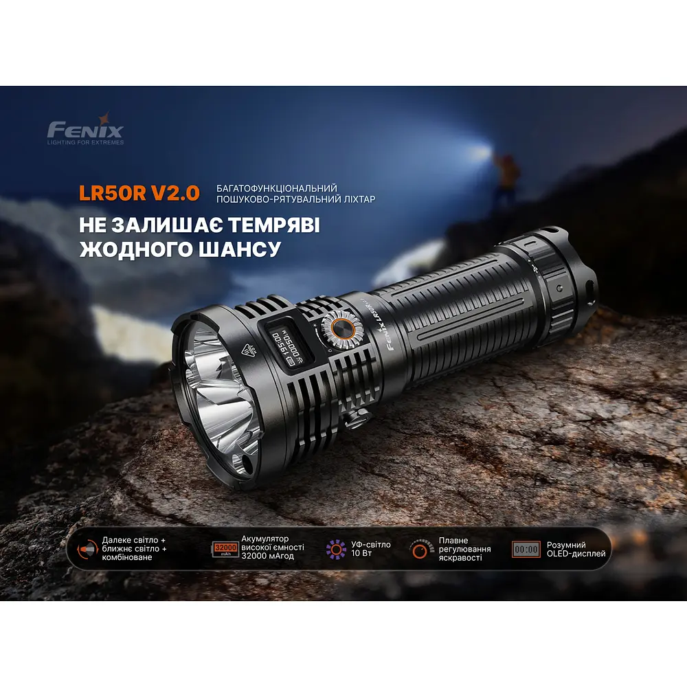 Ліхтар ручний Fenix LR50R V2.0 - фото 7