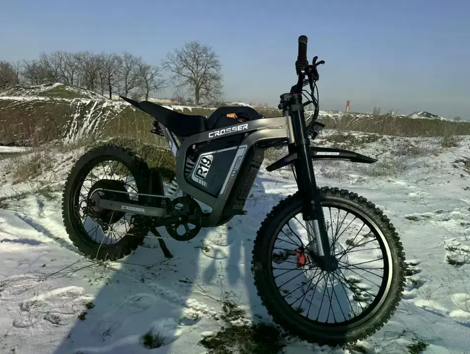 Электровелосипед Фетбайк Crosser Эндуро R19 (3000W, 72V, 40Ah) - фото 7