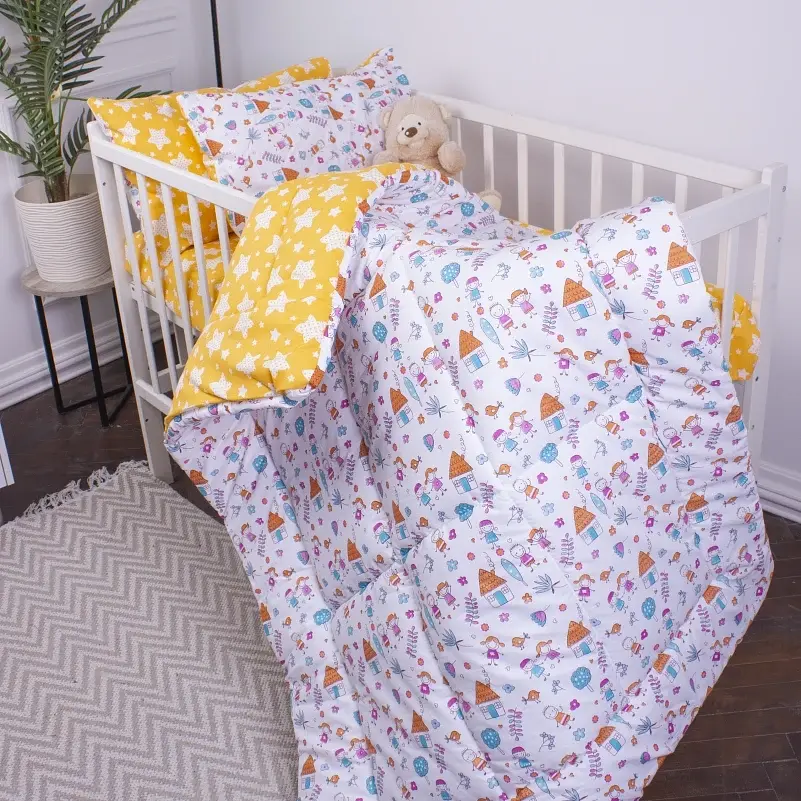 Комплект постельного белья MirSon Бязь 18-0002 Sweet Home 143x210 см оранжевый (2200010260182) - фото 4