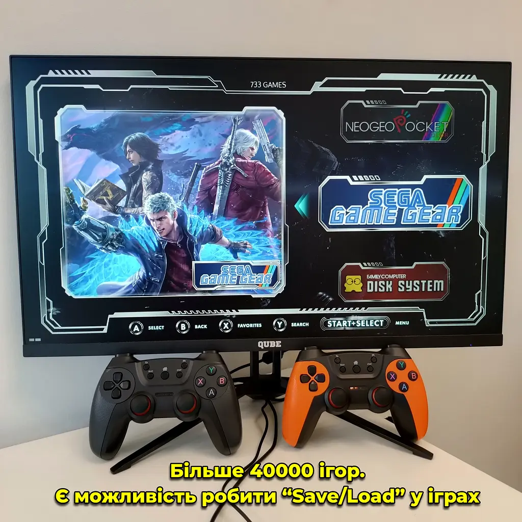 Ігрова приставка X2 Pro HDMI 40000 ігр. Ретро консоль. 2 геймпада. PSP, PlayStation, NES. Пам'ять 64 гб. - фото 6