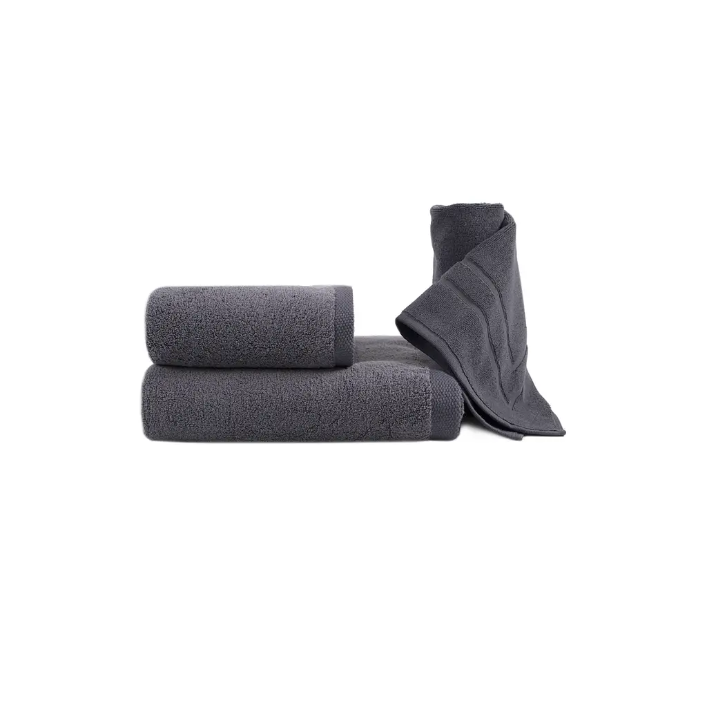 Рушник Lotus Home Готель Premium - Microcotton Antrasit 50x90 550 г/м² - фото 8