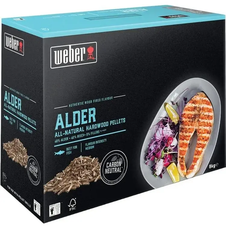 Деревні пелети Weber Alder 8 кг (18290)