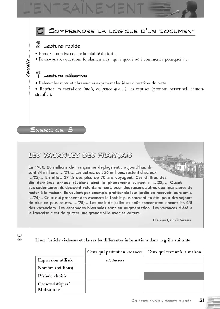 Test d'Evaluation de Francais - фото 21