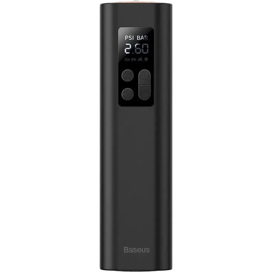 Автомобільний насос Baseus Super Mini Inflator Pump black (CRCQ000001) - фото 2