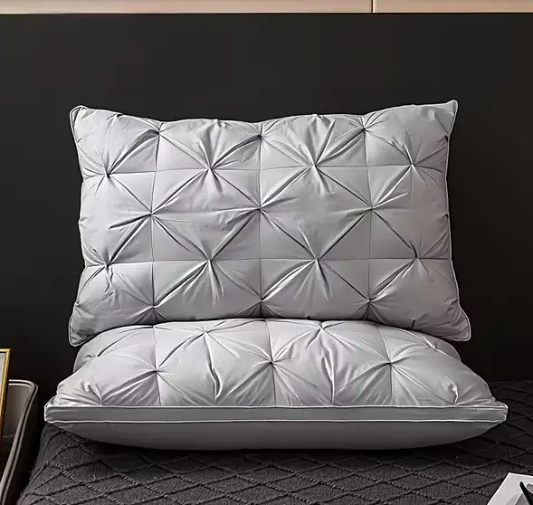 Подушка тісто з поліефірного волокна Hotel pillow 19536 50х70 см сіра - фото 4