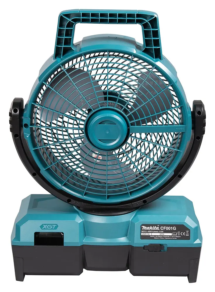 Вентилятор акумуляторний Makita CF001GZ (235 мм, 120-190 м/хв, XGT, AC, без акумуляторів та зарядного пристрою) - фото 6