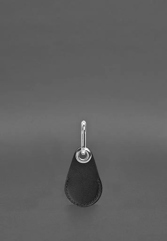 Кожаный чехол для Apple AirTag без окошка Черный - фото 3