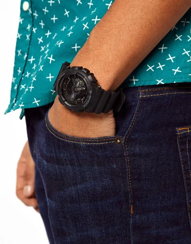 Годинник чоловічий Casio G-Shock GA-110-1BER наручний удароміцний з полімерним ремінцем (модуль - фото 6