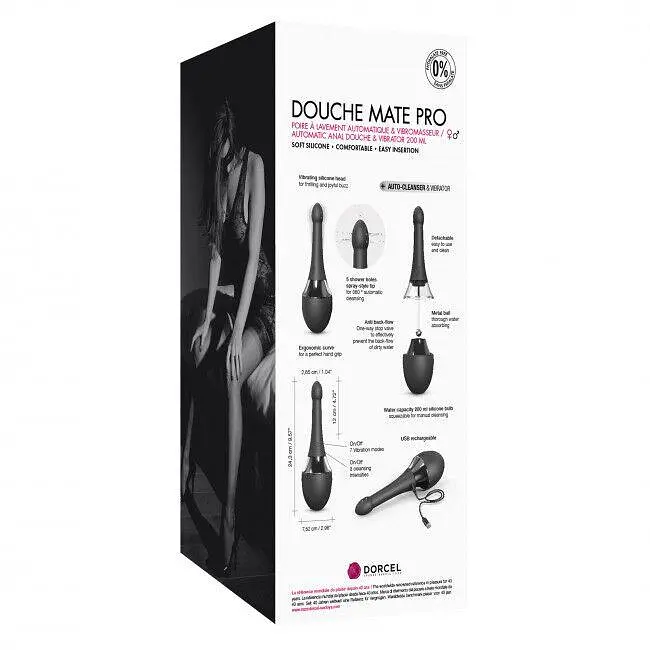 Автоматичний анальний душ-вібратор Dorcel Douche Mate Pro – Високотехнологічний пристрій для інтимної гігієни та задоволення - фото 9