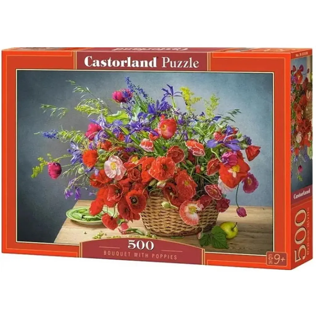 Пазл Castorland puzzle Букет с маками, 500 эл. (B-53506) - фото 2
