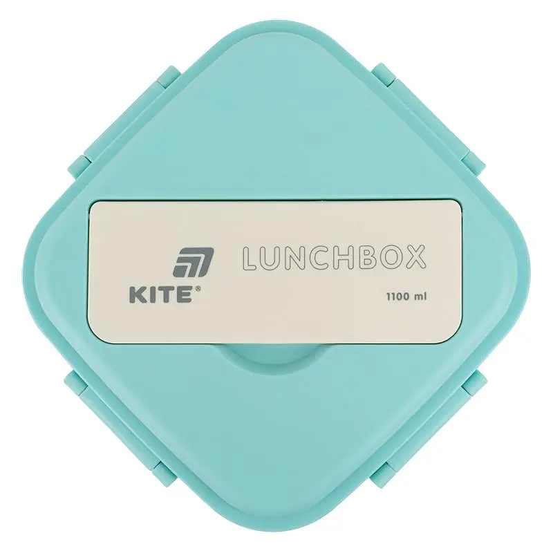Ланчбокс Kite з розділювачем м'ятно-бежевий 1100 мл (K26-186-2) - фото 4