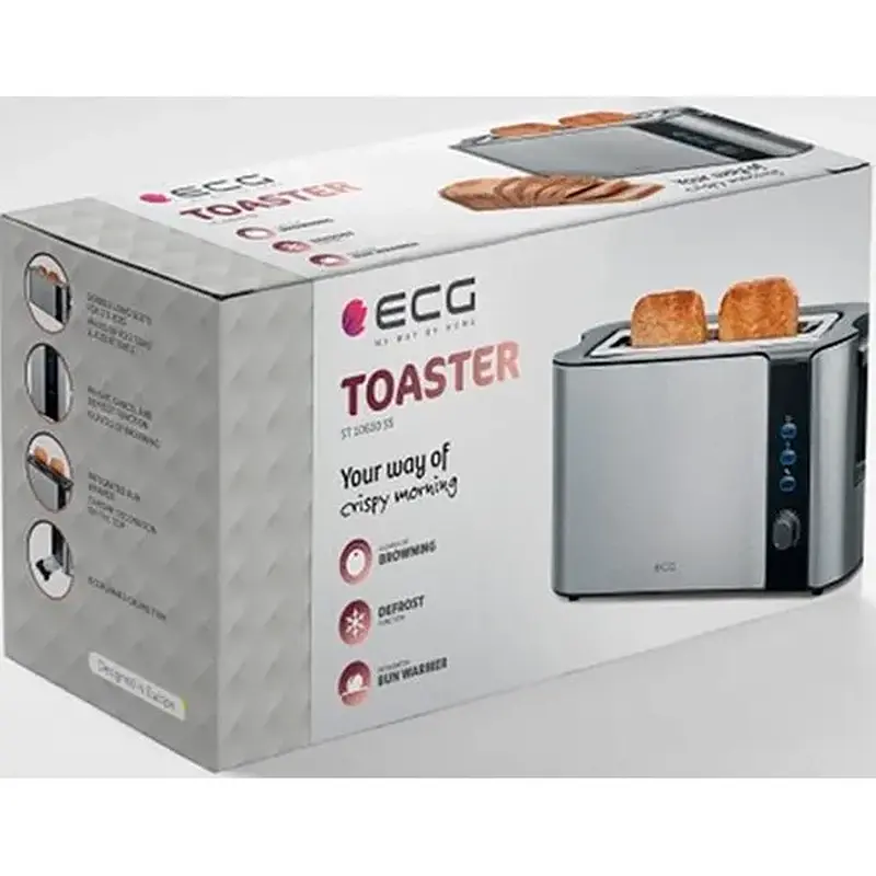 Тостер ECG ST 10630 SS - фото 2