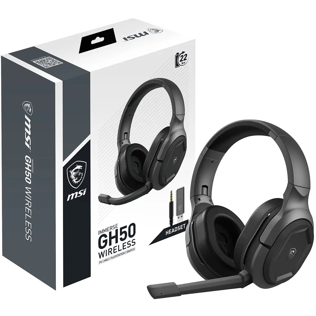 Игровые наушники MSI Immerse GH50 Wireless [S37-4300010-SV1] [113657] - фото 19
