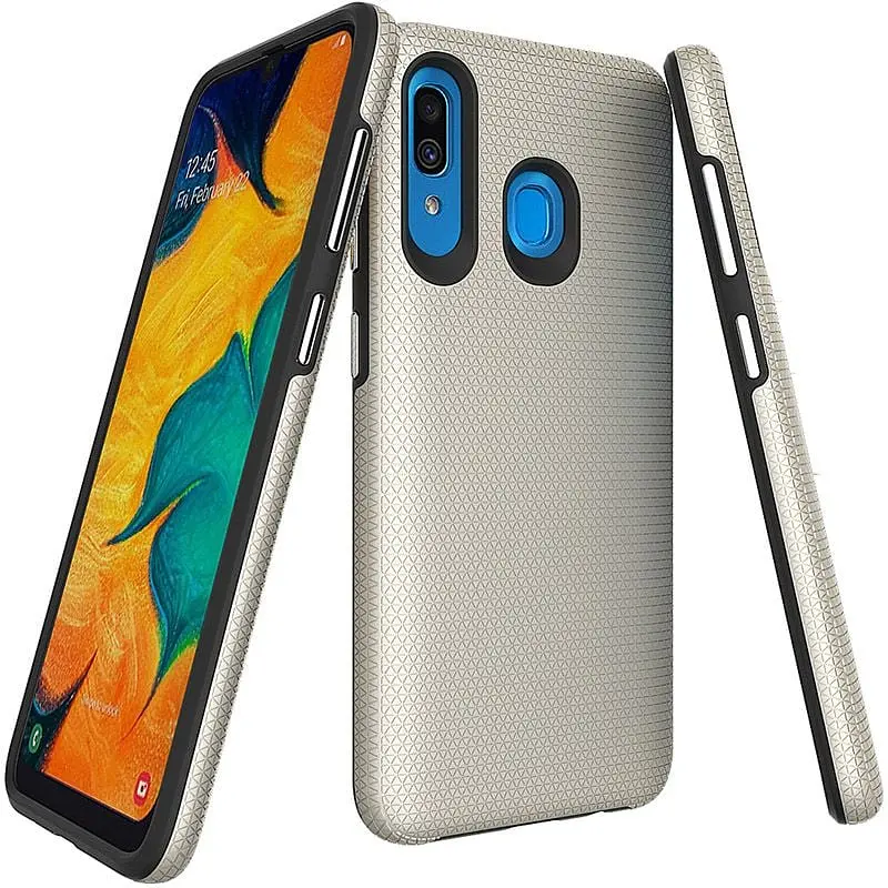 Чохол-накладка Toto Triangle TPU+PC Case Samsung Galaxy A20/A30 Gold - фото 2