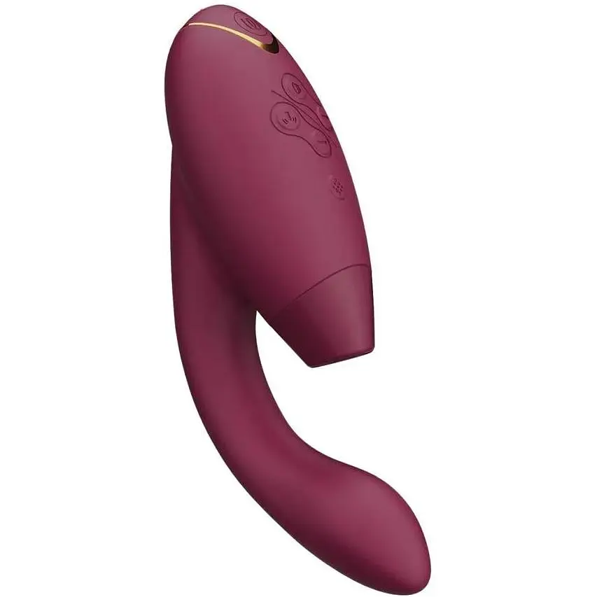Вакуумный клиторальный стимулятор Womanizer Duo 2 Bordeaux - фото 5