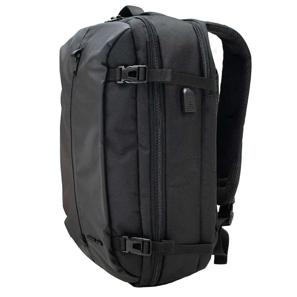 Сумка-рюкзак Semi Line USB 20 л чорна (P8250-0) - фото 3