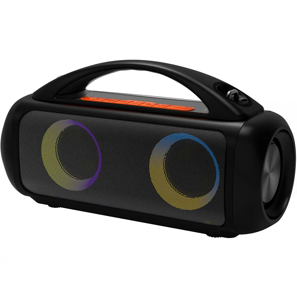 Акустична система 1.0 Media-Tech 60W, Bluetooth/AUX/microSD/MP3/USB/TWS/КАРАОКЕ/RGB,чорна - фото 2