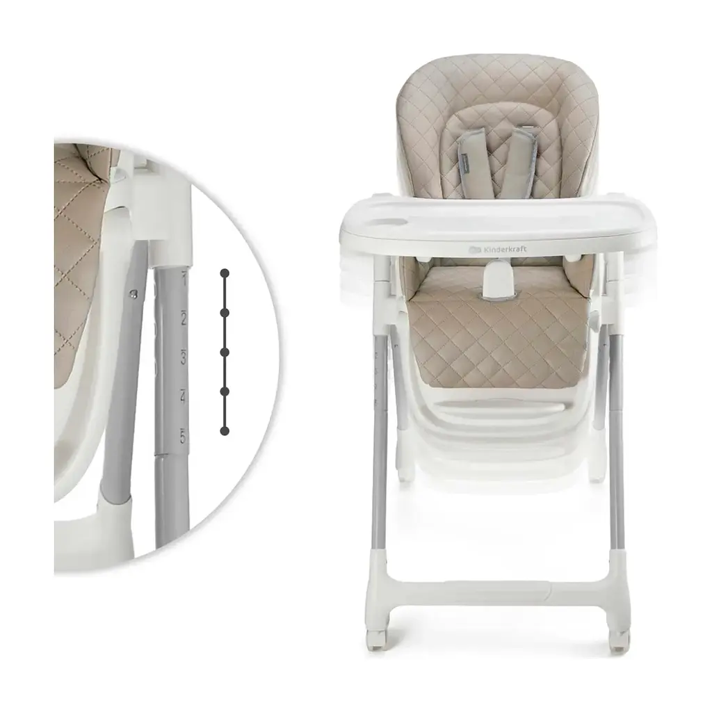 Стілець для годування Kinderkraft Tulo Beige (5902533928781) - фото 7