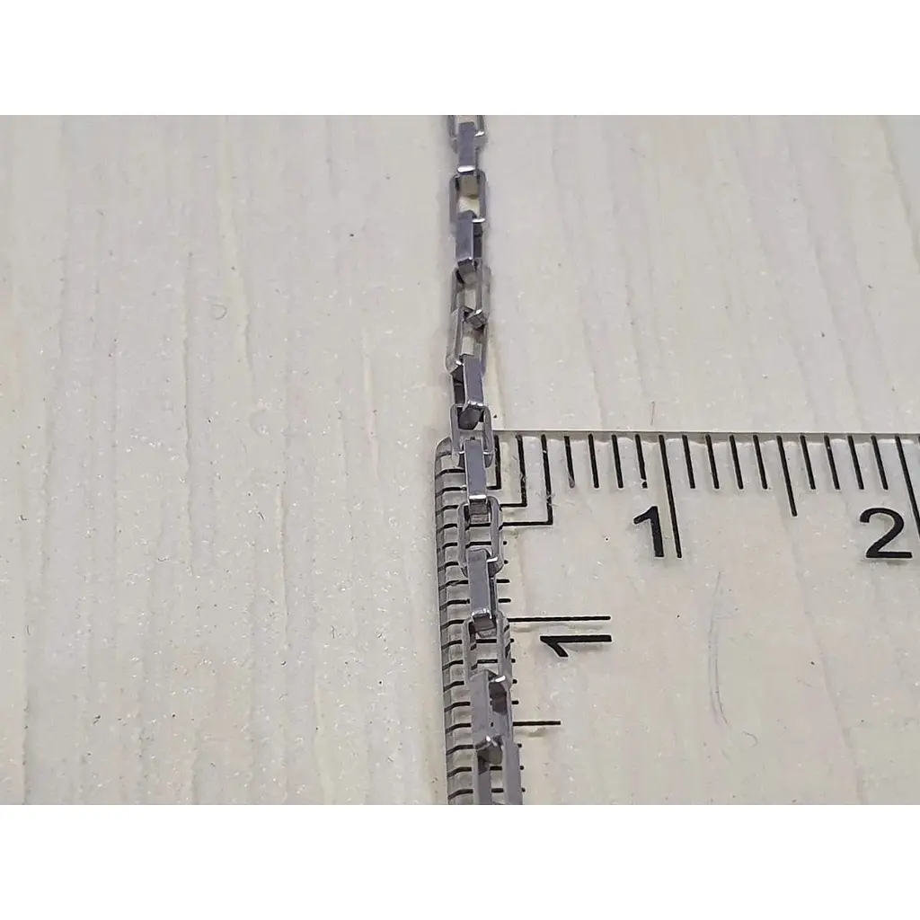 Серебряная цепочка Аметист Якорное 38С028КВР 50 - фото 3