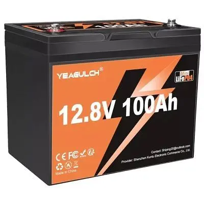 Батарея LiFePo4 YEAGULCH 12.8V - 100Ah (YEAGULCH-12,8V/100Ah) - фото 2