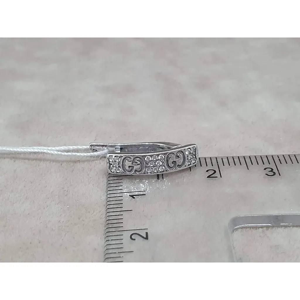 Срібні сережки Агні ГЕЛЛА з фіанітами. 2188/1Р-CZ - фото 5