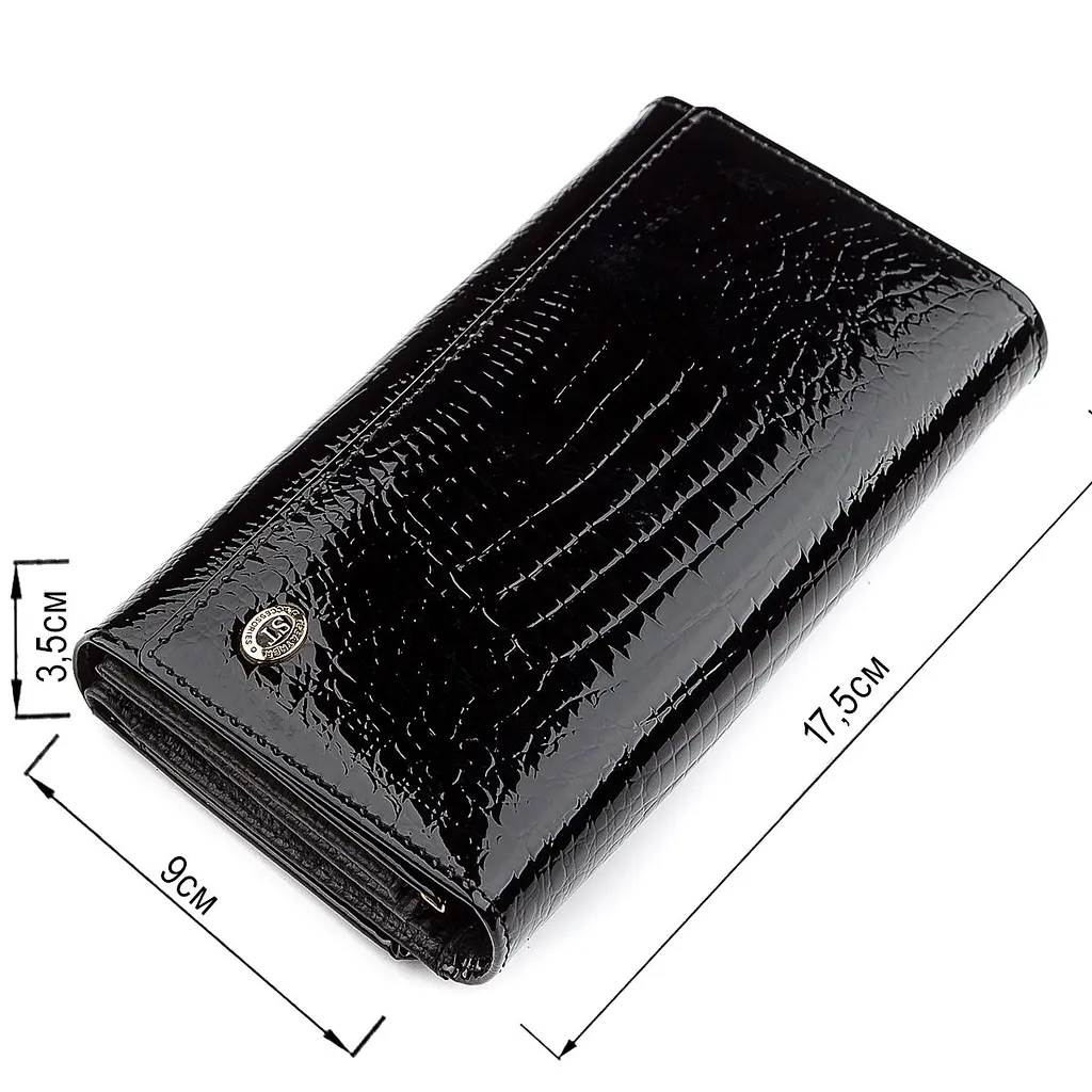 Гаманець жіночий ST Leather 18433 (S9001A) надійний чорний - фото 3