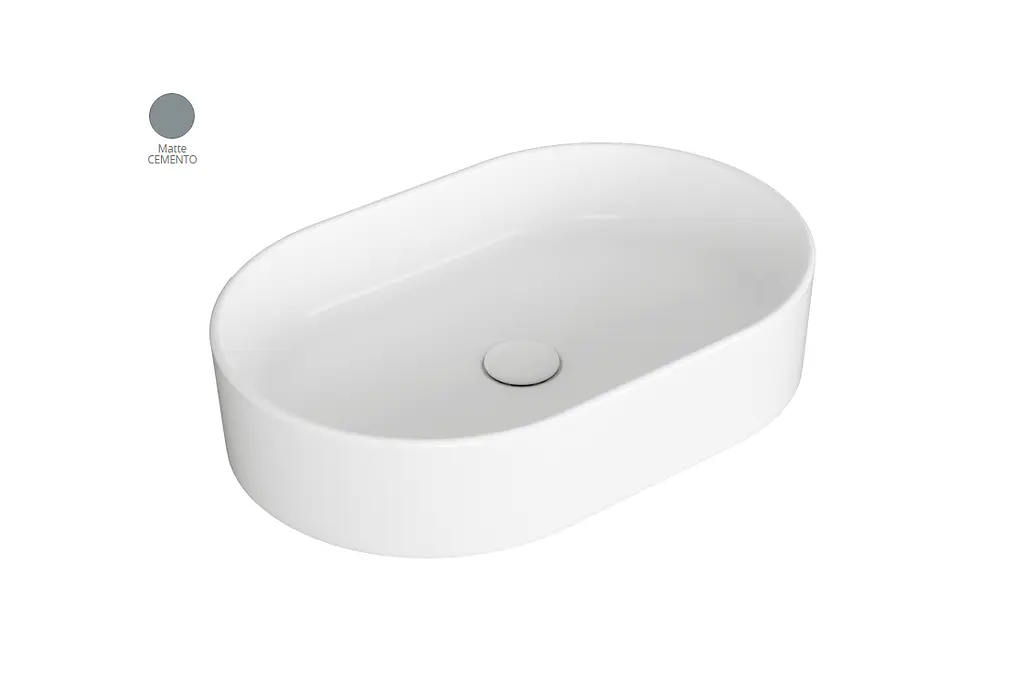 Умивальник Simas Foriu 60 Cemento Matte Сірий FO02CM